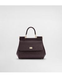 Dolce & Gabbana - Small Dauphine Leather Sicily Bag - Lyst