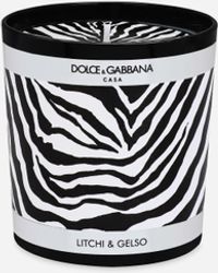 Dolce & Gabbana Scented Candle - Lychee And Mulberry - Black
