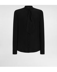 Dolce & Gabbana - Crêpe De Chine Martini Shirt - Lyst