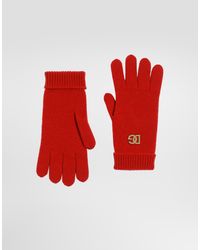 Dolce & Gabbana - Knit Gloves - Lyst