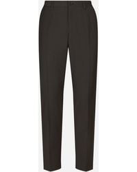 Dolce & Gabbana - パンツ ストレッチコットン Dgパッチ - Lyst