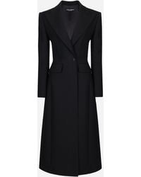 Dolce & Gabbana - Wool Coat - Lyst