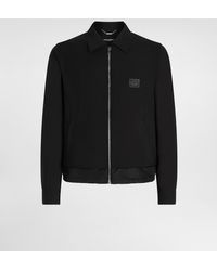 Dolce & Gabbana - Zip-Up Windbreaker - Lyst