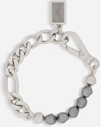 DG Men's Stainless-Steel 8.5" Classic Silver 6mm Round Chain Bracelet