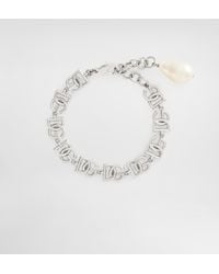 Dolce & Gabbana - Dolce & Gabbana Logo Plaque Bracelet - Lyst