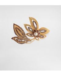 Dolce & Gabbana - Maxi Flower Brooch With Rhinestones - Lyst