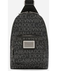 Dolce & Gabbana - クロスボディバックパック コーティングジャカード - Lyst