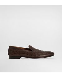Dolce & Gabbana - Ostrich Leather Slippers - Lyst