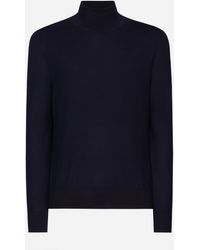 Dolce & Gabbana - Pull À Col Montant En Cachemire Et Soie - Lyst