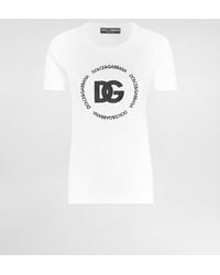 Dolce & Gabbana - Cotton Crew-Neck T-Shirt - Lyst