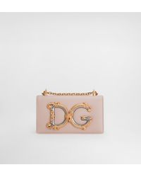 Dolce & Gabbana - Dg Girls Phone バッグ スムースカーフスキン - Lyst