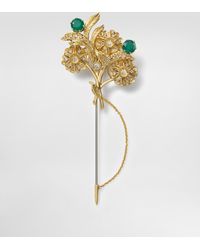 Dolce & Gabbana - Sicily Brooch 18-Carat And, Emeralds, And Diamonds - Lyst
