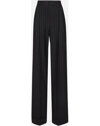 Dolce & Gabbana - Wide Trousers - Lyst