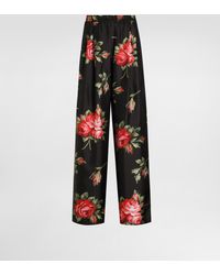 Dolce & Gabbana - Wide Trousers - Lyst