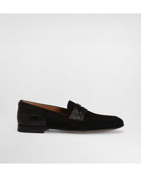 Dolce & Gabbana - Split Calfskin And Alligator Slippers - Lyst