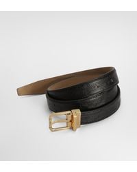 Dolce & Gabbana - Ostrich Leather Belt - Lyst