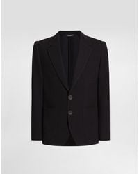 Dolce & Gabbana - Single-Breasted Taormina Jersey Jacket - Lyst