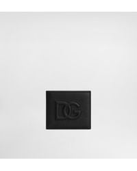 Dolce & Gabbana - Bifold-Geldbã¶Rse Dg Logo - Lyst