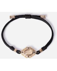 Dolce & Gabbana - Sicily Bracelet Fabric With A Pendant - Lyst