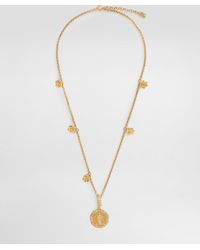 Dolce & Gabbana - Halskette Aus Metall Mit Logo - Lyst