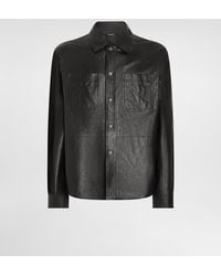Dolce & Gabbana - Leather Shirt - Lyst