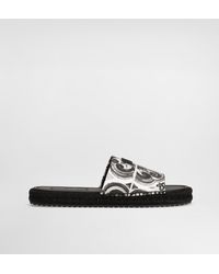 Dolce & Gabbana - Shell-Print Canvas Espadrille Sandal - Lyst