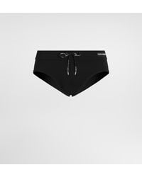 Dolce & Gabbana - Swim Briefs With Logo - Lyst