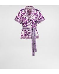Dolce & Gabbana - シルクシャツ - Lyst