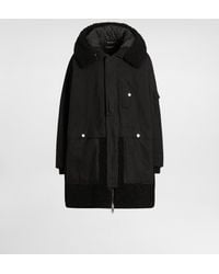 Dolce & Gabbana - Waxed Long Down Jacket - Lyst