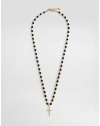 Dolce & Gabbana - Metal Necklace With Logo - Lyst