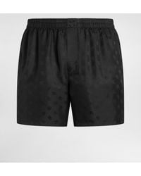 Dolce & Gabbana - Dgロゴ シルクジャカード ボクサー - Lyst