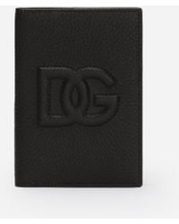 Dolce & Gabbana - Deerskin-print Calfskin Passport Holder - Lyst