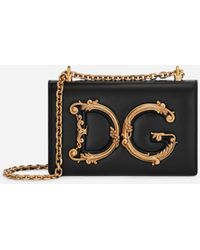 Dolce & Gabbana - Nappa Leather Dg Girls Shoulder Bag - Lyst
