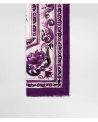 Dolce & Gabbana - Majolica- Cashmere And Silk Stole - Lyst