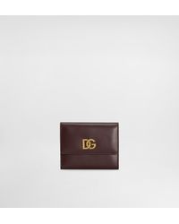 Dolce & Gabbana - Geldbörse Aus Kalbsleder Mit Dg-Logo - Lyst