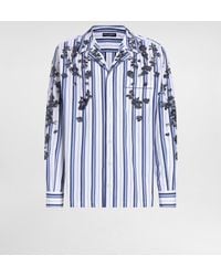 Dolce & Gabbana - Cotton And Silk Vanity Shirt With Embroidery - Lyst