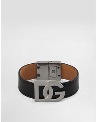 Dolce & Gabbana - レザーブレスレット - Lyst
