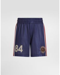Dolce & Gabbana - Striped Jersey Bermuda Shorts - Lyst
