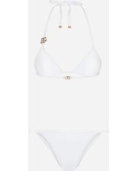 Dolce & Gabbana Bikini-Panty Leoprint Damen Bekleidung Bademode und Strandmode Bikinis und Badeanzüge 