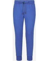 Dolce & Gabbana - Jogginghose Aus Jersey Mit Logoplakette - Lyst