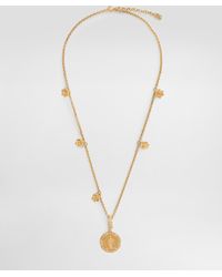 Dolce & Gabbana - Halskette Aus Metall Mit Logo - Lyst