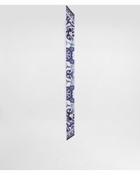 Dolce & Gabbana - Dg Exclusive Majolica- Silk Twill Bandeau - Lyst