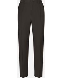 Dolce & Gabbana - パンツ ストレッチコットン Dgパッチ - Lyst