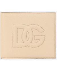 Dolce & Gabbana - Bifold-Geldbã¶Rse Dg Logo - Lyst