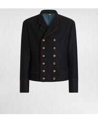 Dolce & Gabbana - Double-Breasted Wool Frock Coat - Lyst