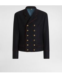 Dolce & Gabbana - Double-Breasted Wool Frock Coat - Lyst