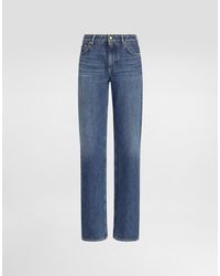 Dolce & Gabbana - 5-Pocket Denim Trousers - Lyst