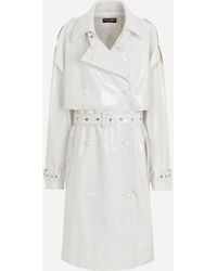 Dolce & Gabbana - トレンチコート コーティングコットン - Lyst