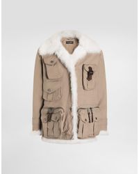 Dolce & Gabbana - Waxed Faille Jacket - Lyst