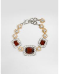 Dolce & Gabbana - Eleganza Bracelet 18-Carat And Rose, Garnets, And Sapphires - Lyst